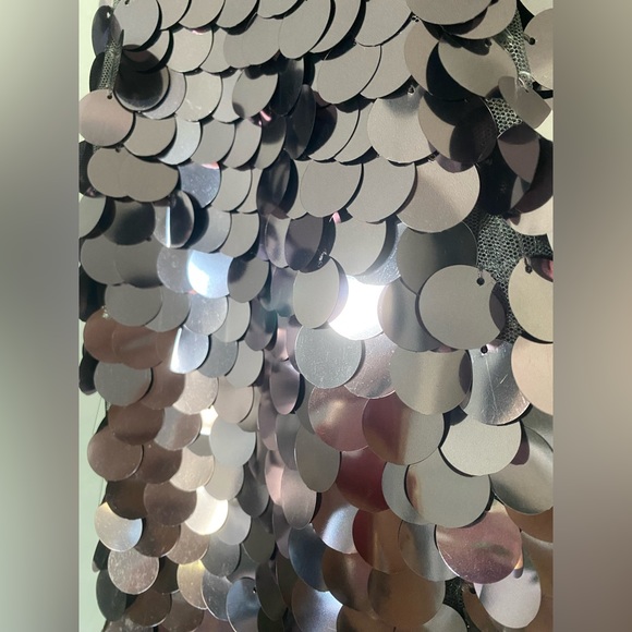 MAUVE SEQUIN DRESS - Picture 5 of 10